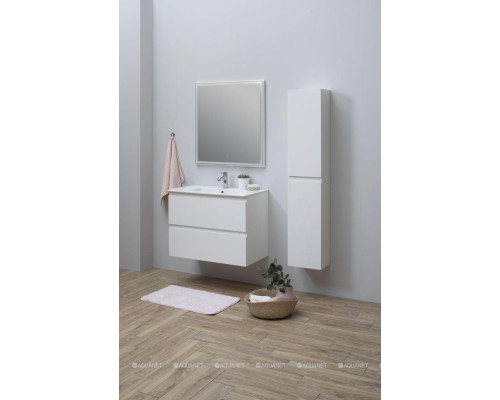 Зеркало Aquanet Nova Lite 75 белый LED