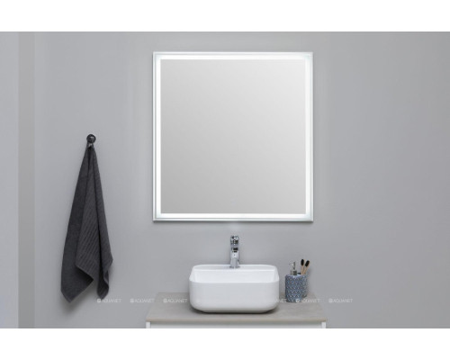 Зеркало Aquanet Nova Lite 75 белый LED
