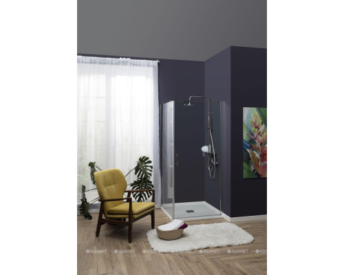 Душевая дверь Aquanet Cinetic AE12-N-90H190U-CT 900, прозрачное стекло