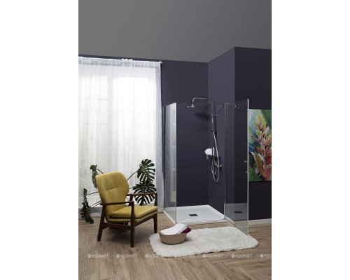 Душевая дверь Aquanet Cinetic AE12-N-90H190U-CT 900, прозрачное стекло