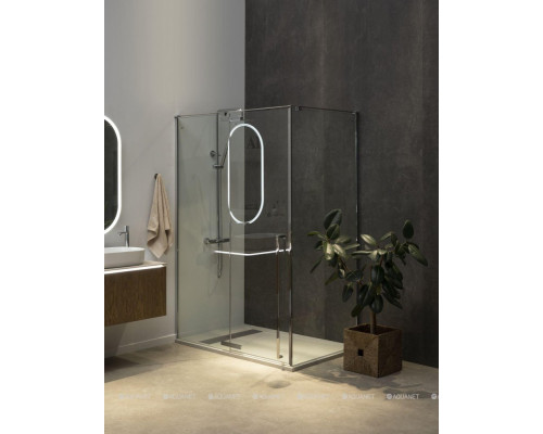 Душевой уголок Aquanet Ideal AE-AXC94MZ-S-C 1400x900, прозрачное стекло