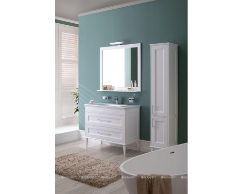 Зеркало Aquanet Бостон М 100 белый