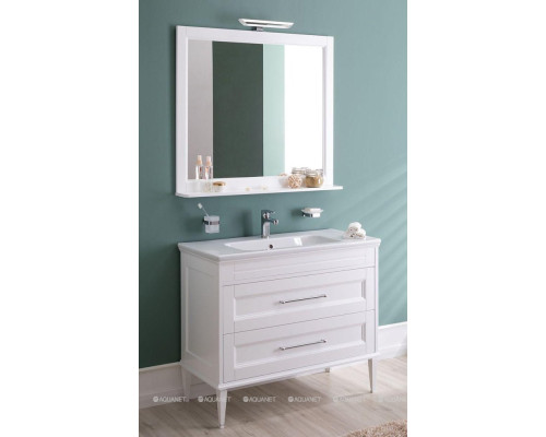 Зеркало Aquanet Бостон М 100 белый