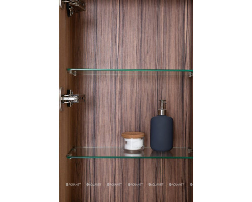 Зеркальный шкаф Aquanet Нью-Йорк 70 орех