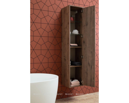 Шкаф-пенал Aquanet Lino 35 Дуб Веллингтон