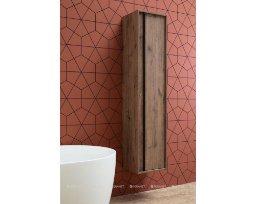 Шкаф-пенал Aquanet Lino 35 Дуб Веллингтон