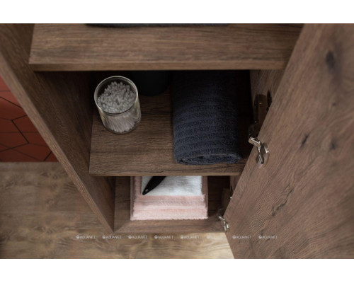 Шкаф-пенал Aquanet Lino 35 Дуб Веллингтон