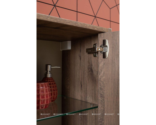 Шкаф-пенал Aquanet Lino 35 Дуб Веллингтон