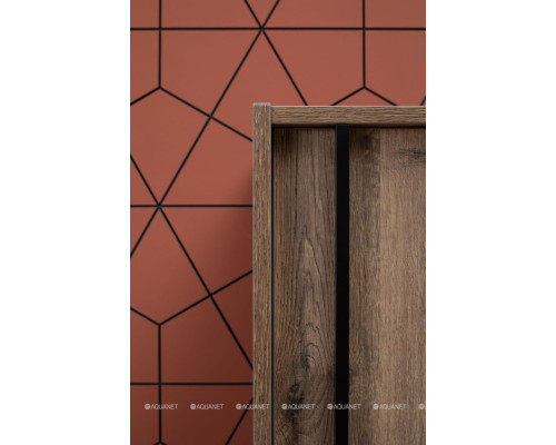 Шкаф-пенал Aquanet Lino 35 Дуб Веллингтон