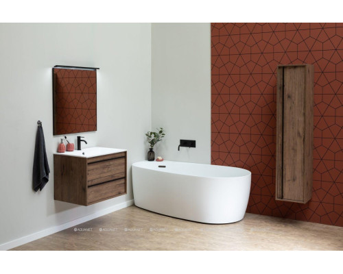 Зеркало De Aqua Сильвер 70 черный