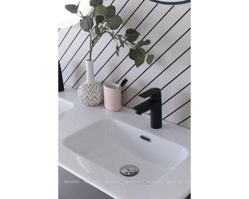 Раковина Aquanet Flat 120 (двойная) белая