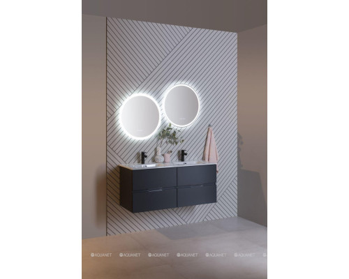 Раковина Aquanet Flat 120 (двойная) белая