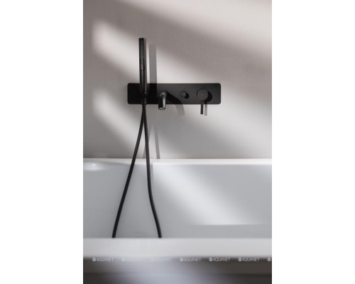 Смеситель для ванны с душем Allen Brau Priority 5.31006-31 (с внутренней частью) черный матовый