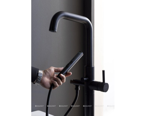 Смеситель для ванны Allen Brau Priority 5.31008-31 (с внутренней частью) черный матовый