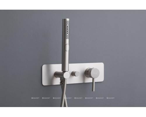 Смеситель для душа Allen Brau Priority 5.31009-BN (с внутренней частью, 2 хода) никель браш