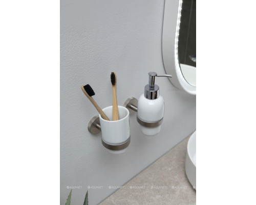 Стакан Allen Brau Priority 6.31002-BN белый/никель браш