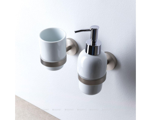 Стакан Allen Brau Priority 6.31002-BN белый/никель браш