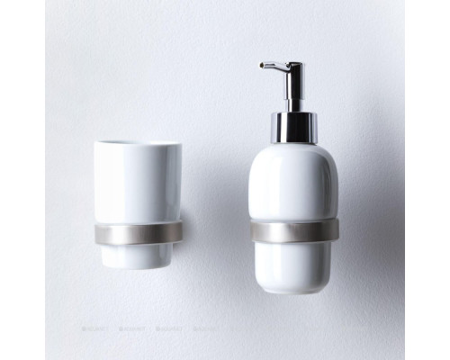 Стакан Allen Brau Priority 6.31002-BN белый/никель браш