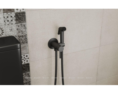 Смеситель с гигиеническим душем Bravat D9151BW-ENG (с внутренней частью)