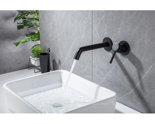 Смеситель для раковины Allen Brau Priority 5.31030-31 (с внутренней частью) черный матовый