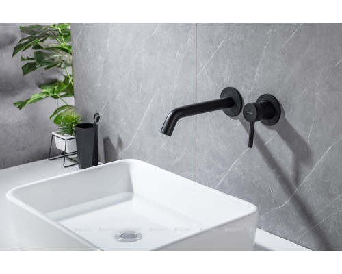 Смеситель для раковины Allen Brau Priority 5.31030-31 (с внутренней частью) черный матовый