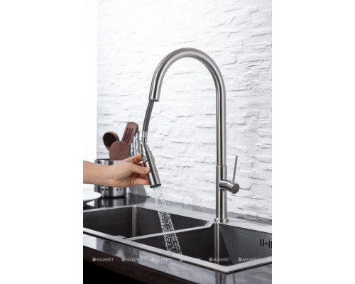 Смеситель для кухни Allen Brau Sprungfeder 5.60002-SS сталь браш