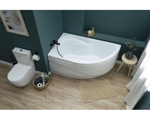 Акриловая ванна Aquanet Graciosa 150x90 L (с каркасом)