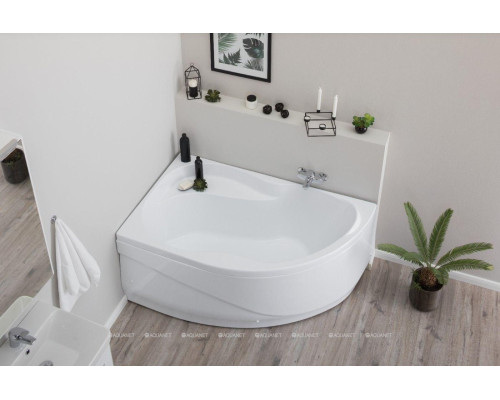 Акриловая ванна Aquanet Graciosa 150x90 L (с каркасом)