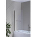 Шторка на ванну Allen Brau Priority 80x150 3.31024.BA серебро браш