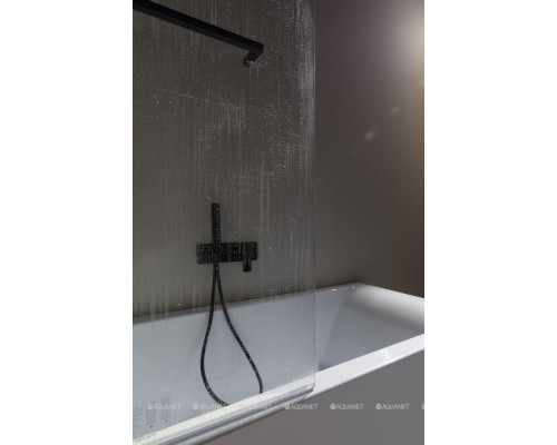 Шторка на ванну Allen Brau Priority 80x150 3.31022.BBA черный браш