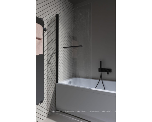 Шторка на ванну Allen Brau Priority 80x150 3.31022.BBA черный браш