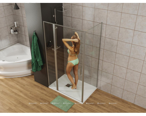 Душевой уголок Allen Brau Priority 90x90 3.31025.00 + 3.31043.00 хром