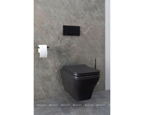 Унитаз подвесной Allen Brau Infinity 4.21011.31 черный матовый