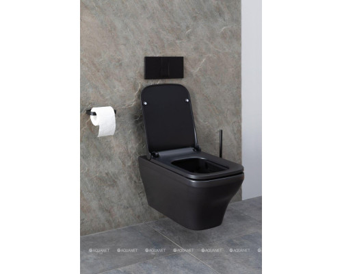 Унитаз подвесной Allen Brau Infinity 4.21011.31 черный матовый