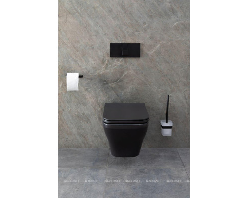 Унитаз подвесной Allen Brau Infinity 4.21011.31 черный матовый