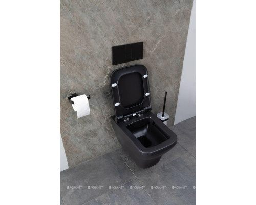 Унитаз подвесной Allen Brau Infinity 4.21011.31 черный матовый