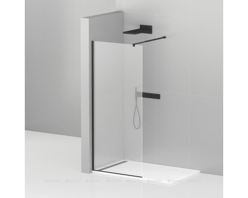 Душевая перегородка Cezares Liberta 125х195 LIBERTA-L-1-125-C-NERO