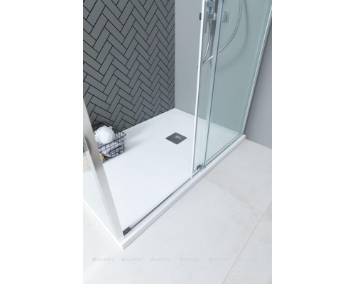 Душевая дверь Aquanet Pleasure Evo 120 AE65-N120-CT профиль хром, прозрачное стекло