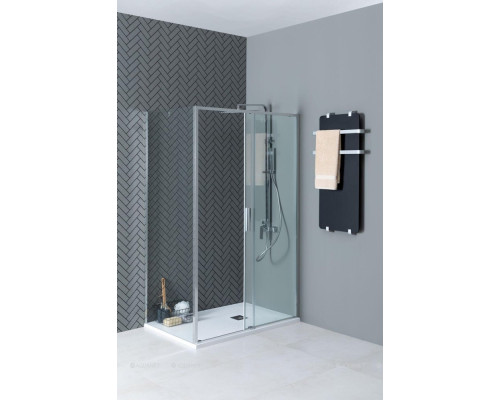 Душевая дверь Aquanet Pleasure Evo 120 AE65-N120-CT профиль хром, прозрачное стекло