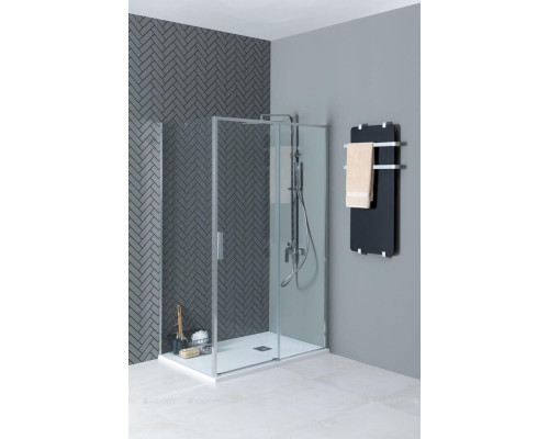 Душевая дверь Aquanet Pleasure Evo 120 AE65-N120-CT профиль хром, прозрачное стекло