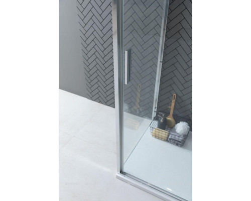 Душевая дверь Aquanet Pleasure Evo 120 AE65-N120-CT профиль хром, прозрачное стекло