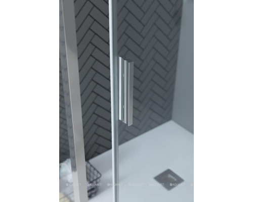 Душевая дверь Aquanet Pleasure Evo 120 AE65-N120-CT профиль хром, прозрачное стекло