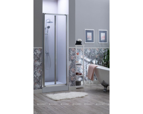 Душевая дверь Aquanet Alfa NAA6422 80, прозрачное стекло