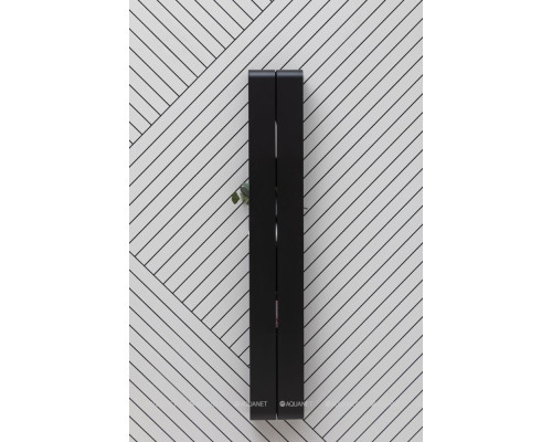 Полка Aquanet Магнум H 20x130 черная матовая, вертикальная