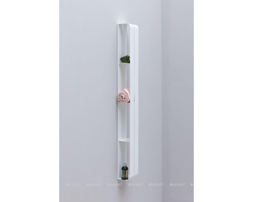 Полка Aquanet Магнум H 15x130 белая матовая, вертикальная