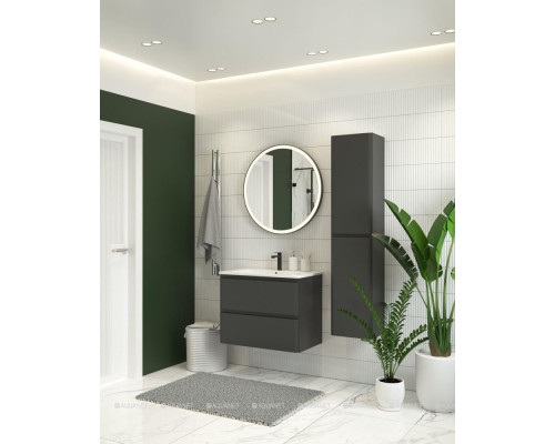 Пенал Aquanet Эмбер 35 черный матовый