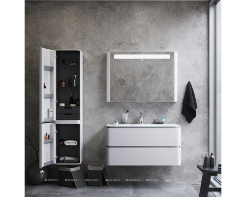 Зеркало-шкаф AM.PM Sensation 100 M30MCX1001WG с подсветкой