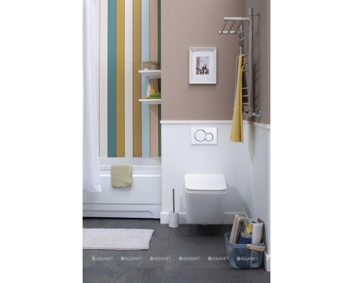Унитаз подвесной Aquanet Rimless Tavr-W BL-103N-WHT