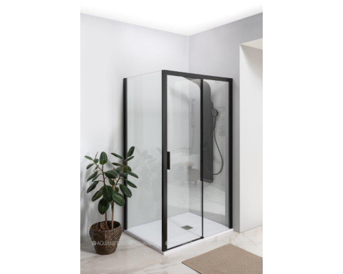 Душевая дверь Aquanet Pleasure AE60-N-130H200U-BT 130, прозрачное стекло