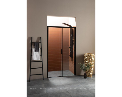 Душевая дверь Aquanet Pleasure AE60-N-130H200U-BT 130, прозрачное стекло